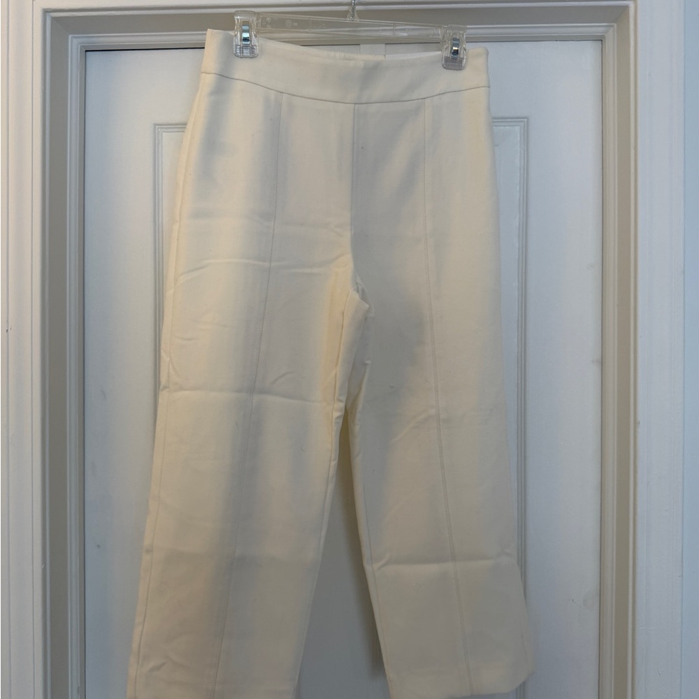 Elegant Cream Women's Pants